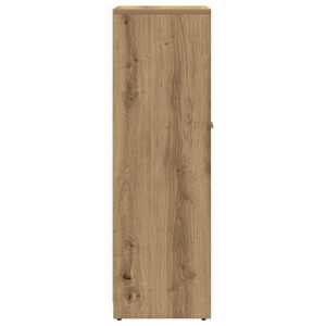 Koupelnová skříňka dub artisan 30 x 30 x 95 cm kompozitní dřevo - obrázek 6
