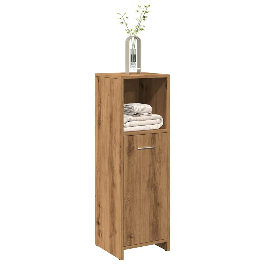 vidaXL Badschrank Artisan-Eiche 30x30x95 cm Holzwerkstoff