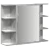 vidaXL vannitoa peeglikapp betoonhall 80x20,5x64 cm puitlaastplaat