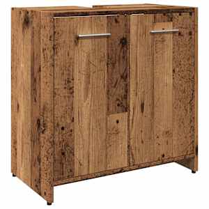 vidaXL Vannitoa valamukapp Vana puit 60x33x60 cm Engineered Wood