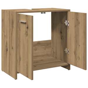 Koupelnová skříňka pod umyvadlo dub artisan 60x33x60cm kompozit - obrázek 5