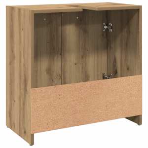 Koupelnová skříňka pod umyvadlo dub artisan 60x33x60cm kompozit - obrázek 8