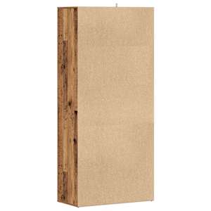 Botník old wood 80 x 39 x 178 cm kompozitní dřevo - obrázek 7