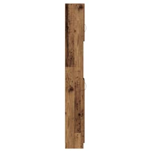 Koupelnová skříňka old wood 32 x 25,5 x 190 cm kompozitní dřevo - obrázek 5
