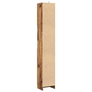 Koupelnová skříňka old wood 32 x 25,5 x 190 cm kompozitní dřevo - obrázek 6