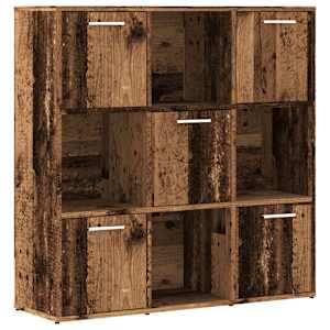 vidaXL raamaturiiul Vana puit 90x28x90 cm Engineered Wood