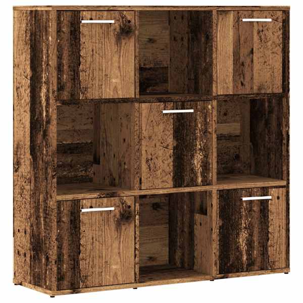vidaXL raamaturiiul Vana puit 90x28x90 cm Engineered Wood