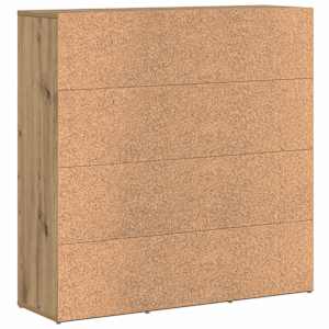 Knihovna dub artisan 90 x 28 x 90 cm kompozitní dřevo - obrázek 8
