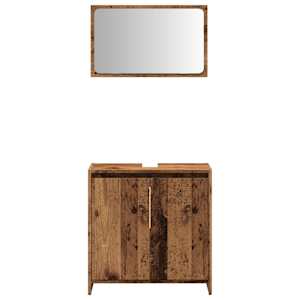 2dílná koupelnová sestava old wood kompozitní dřevo - obrázek 4