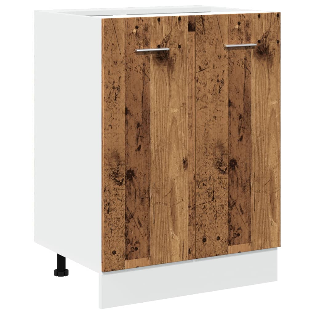vidaXL Spodní skříňka old wood 60 x 46 x 81,5 cm kompozitní dřevo