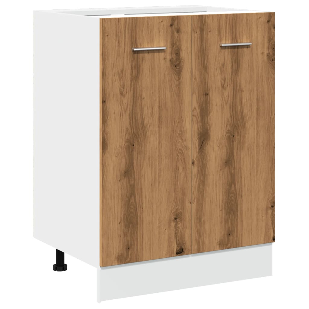 vidaXL Spodní skříňka dub artisan 60 x 46 x 81,5 cm kompozitní dřevo