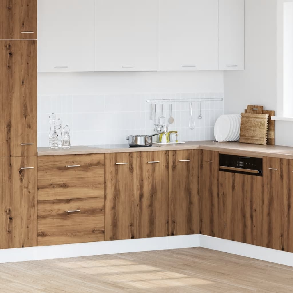 vidaXL Onderkast Lyon 60x46x81,5 cm bewerkt hout artisanaal eikenkleur afbeelding