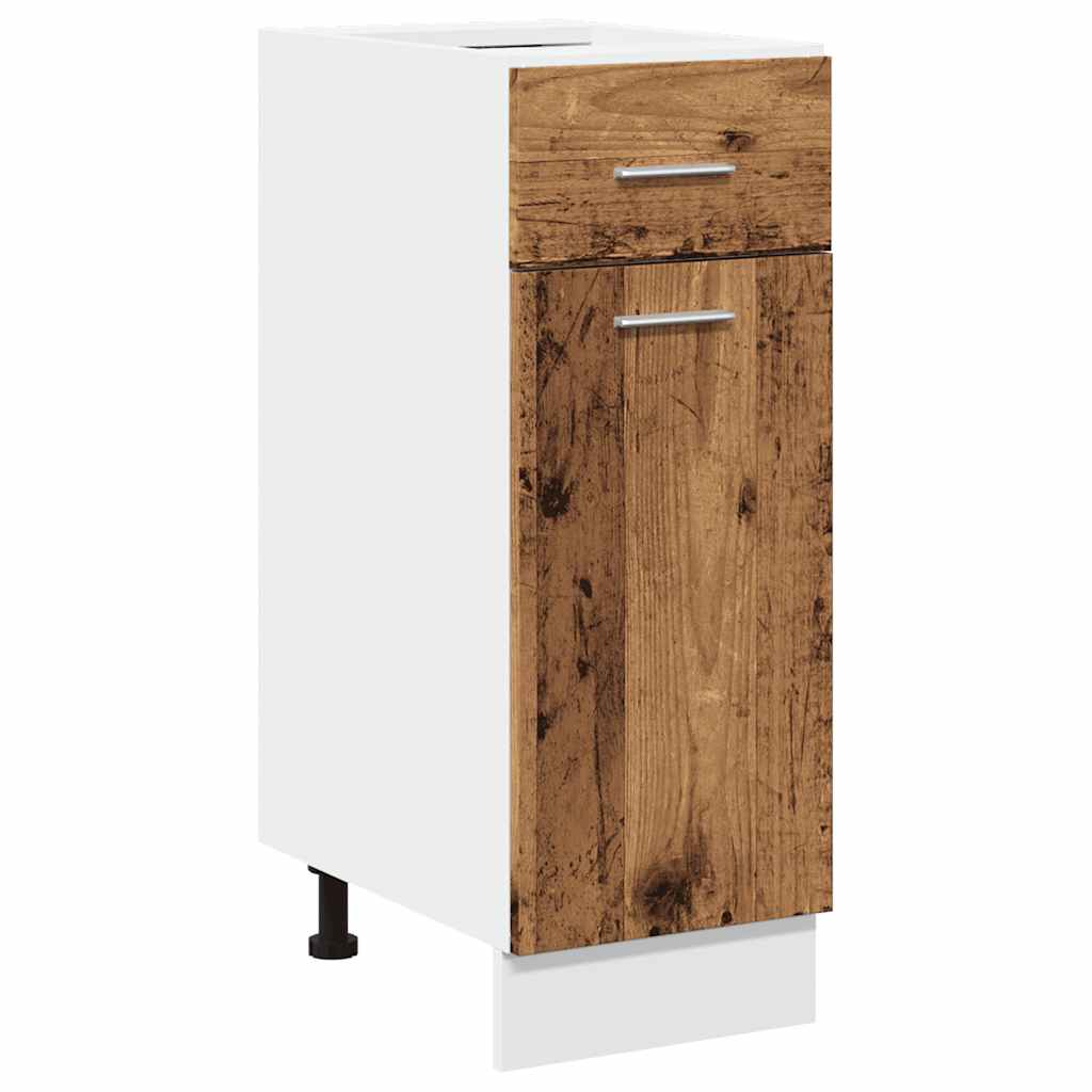 vidaXL Spodní skříňka se zásuvkou old wood 30 x 46 x 81,5 cm kompozit