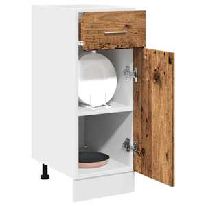 Spodnja omarica s predalom “Lyon” starinski les 30x46x81,5cm