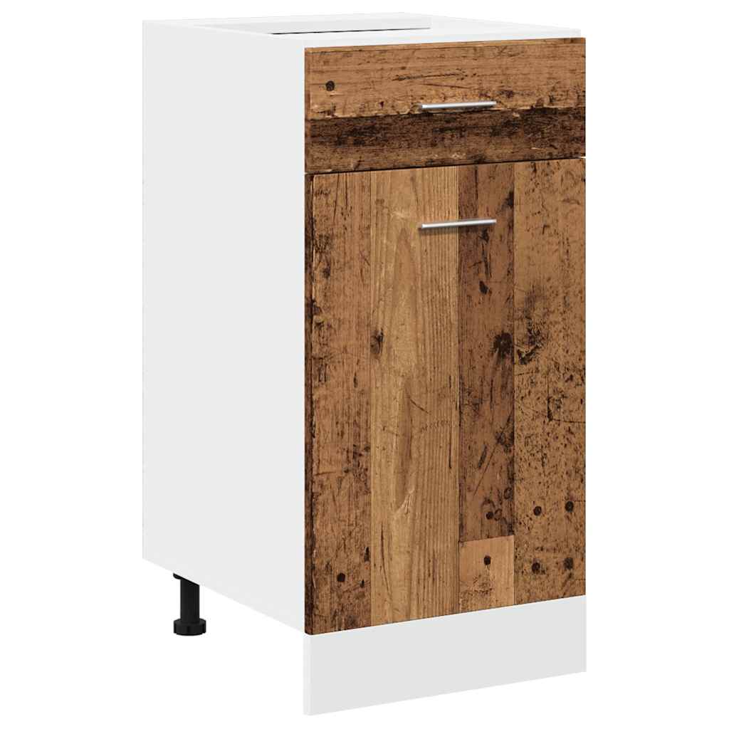 vidaXL Spodní skříňka se zásuvkou old wood 40 x 46 x 81,5 cm kompozit