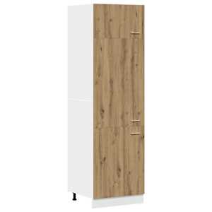 Lednička "Lyon" Artisan dub 60x57x207 cm, dřevěné - obrázek 2