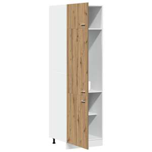 Lednička "Lyon" Artisan dub 60x57x207 cm, dřevěné - obrázek 4