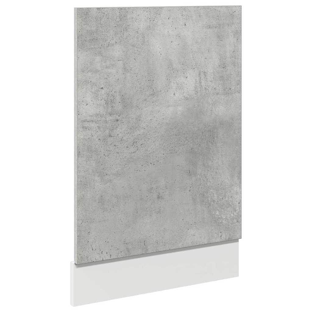 vidaXL Panel do umývačky riadu Concrete Grey 45x3x67 cm