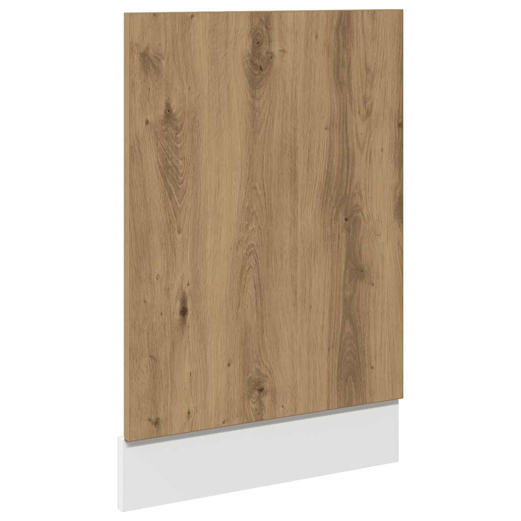 vidaXL Panel na myčku dub artisan 45 x 3 x 67 cm kompozitní dřevo