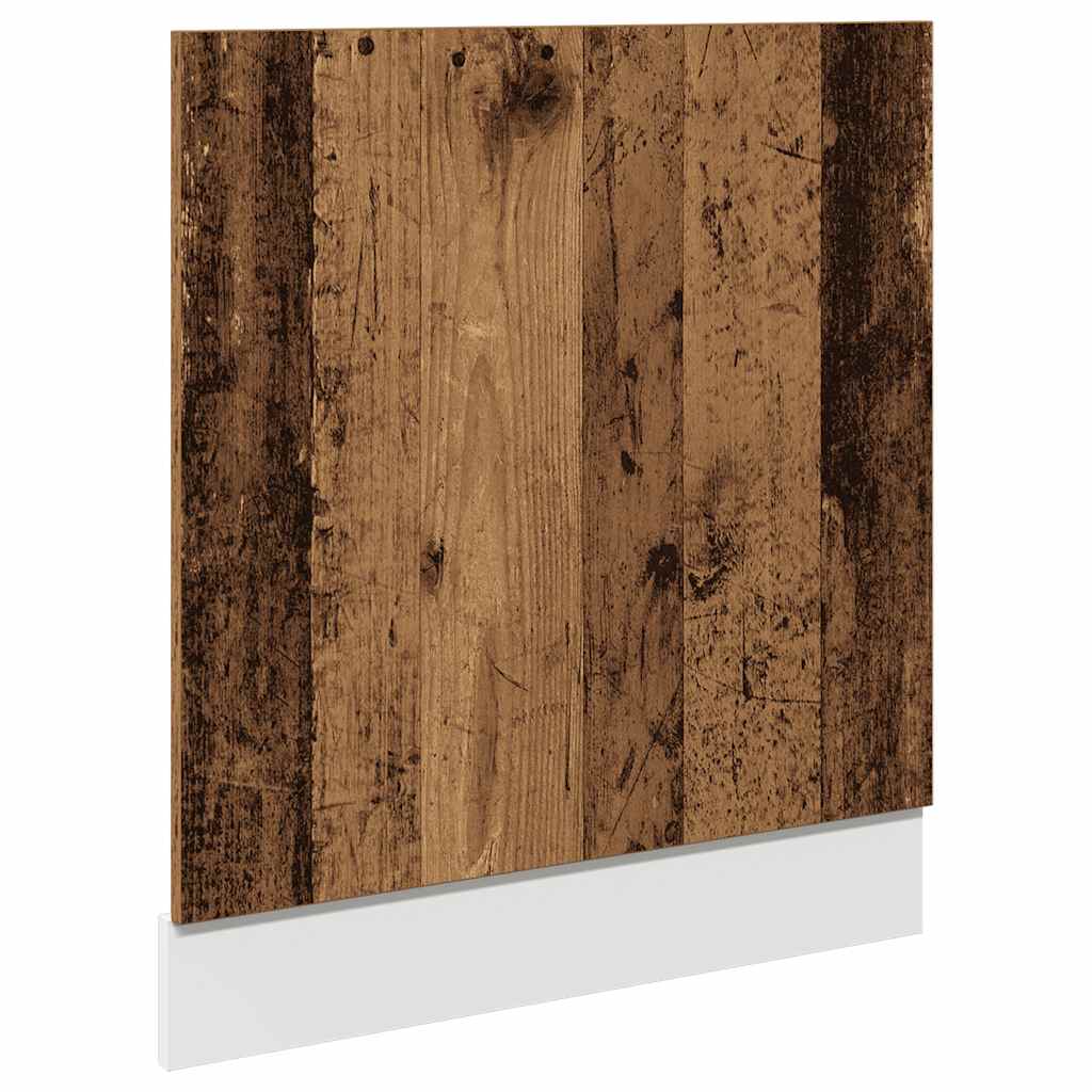 vidaXL Panel na myčku old wood 60 x 1,5 x 67 cm kompozitní dřevo