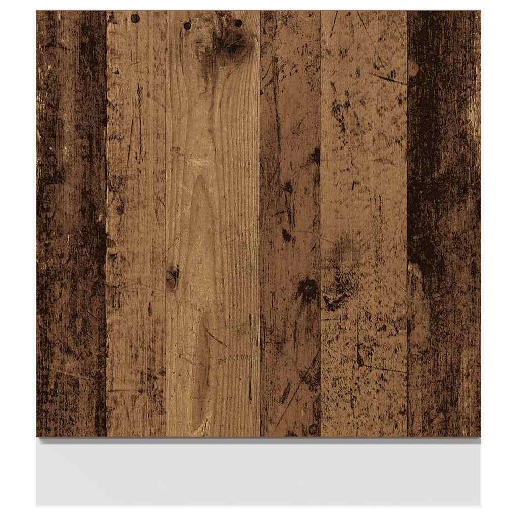 vidaXL Vaatwasserpaneel 60x1,5x67 cm bewerkt hout oud houtkleurig afbeelding