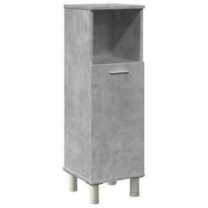 vidaXL vannitoakapp betoonhall 30 x 30 x 95 cm puitlaastplaat