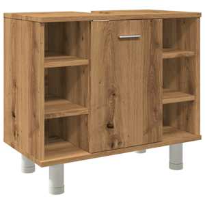vidaXL vannitoakapp Artisan tamm 60x32x53,5 cm insenerpuit