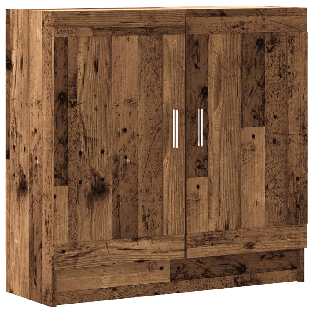 VidaXL Knihovna Old Wood 82,5 X 30,5 X 80 Cm Kompozitní Dřevo