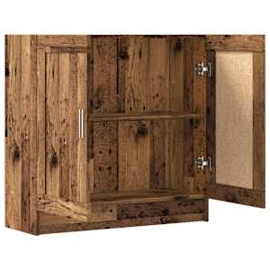 Knihovna old wood 82,5 x 30,5 x 80 cm kompozitní dřevo - obrázek 6