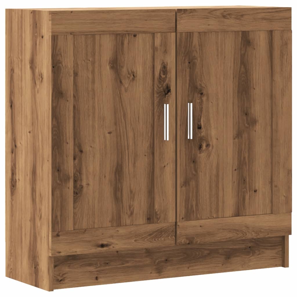 vidaXL Knihovna dub artisan 82,5 x 30,5 x 80 cm kompozitní dřevo
