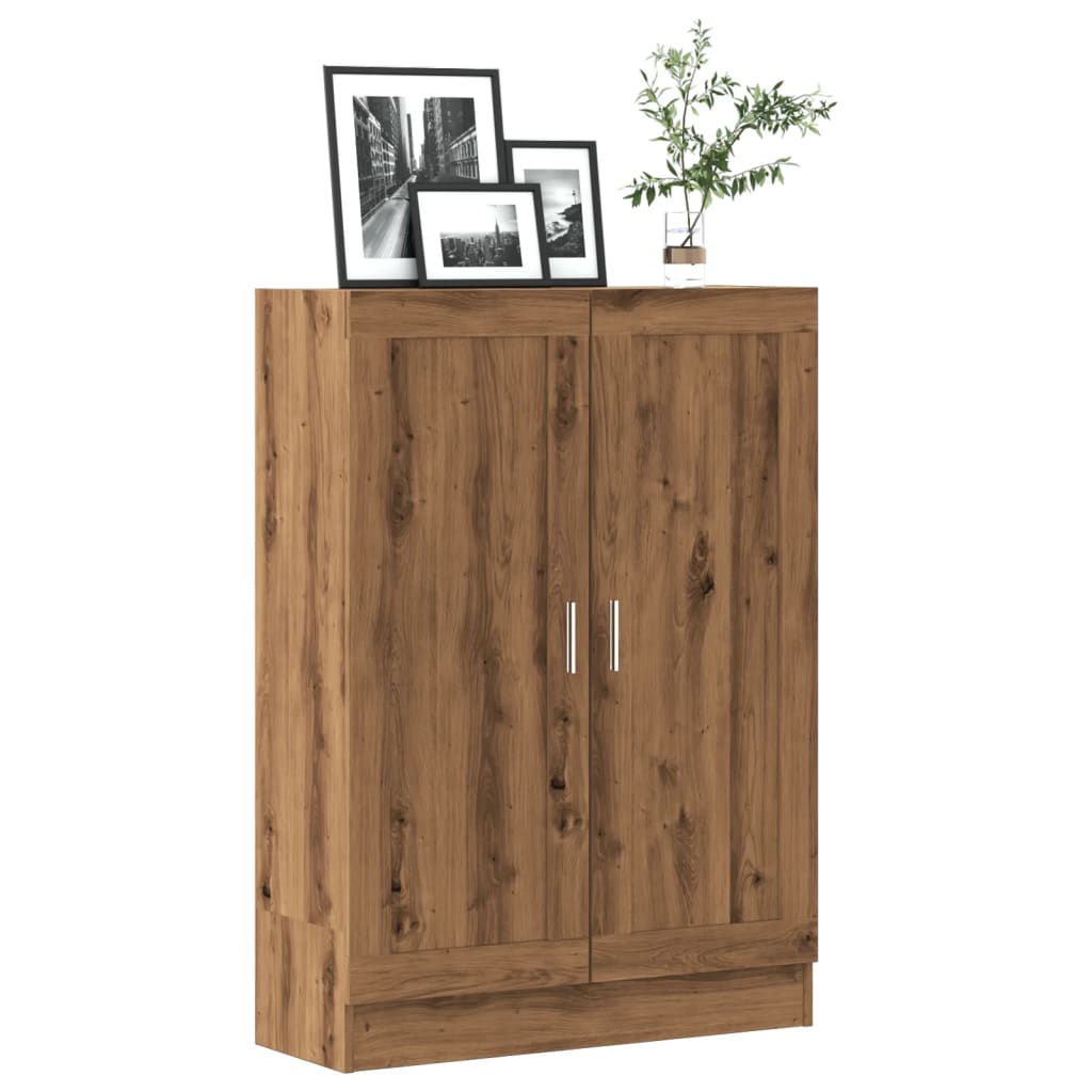 vidaXL Bücherschrank Artisan-Eiche 82,5x30,5x115 cm Holzwerkstoff