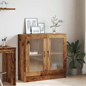 Knihovna old wood 82,5 x 30,5 x 80 cm kompozitní dřevo - obrázek 4