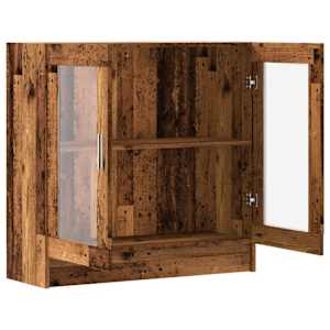 Knihovna old wood 82,5 x 30,5 x 80 cm kompozitní dřevo - obrázek 9
