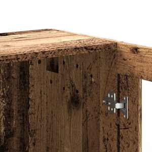 Knihovna old wood 82,5 x 30,5 x 80 cm kompozitní dřevo - obrázek 8