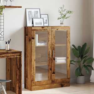 Knihovna old wood 82,5 x 30,5 x 115 cm kompozitní dřevo - obrázek 4