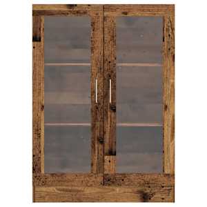 Knihovna old wood 82,5 x 30,5 x 115 cm kompozitní dřevo - obrázek 5