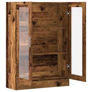 Knihovna old wood 82,5 x 30,5 x 115 cm kompozitní dřevo - obrázek 9