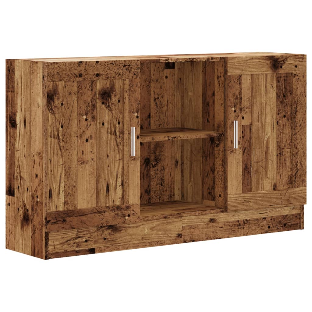 vidaXL Příborník old wood 120 x 30,5 x 70 cm kompozitní dřevo