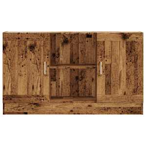 Příborník old wood 120 x 30,5 x 70 cm kompozitní dřevo - obrázek 4