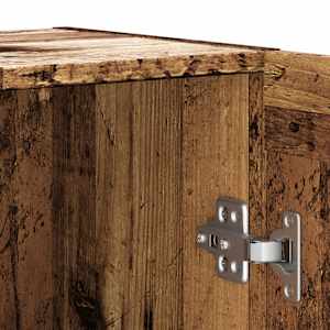 Příborník old wood 120 x 30,5 x 70 cm kompozitní dřevo - obrázek 7