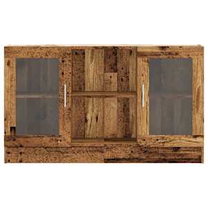Příborník old wood 120 x 30,5 x 70 cm kompozitní dřevo - obrázek 4