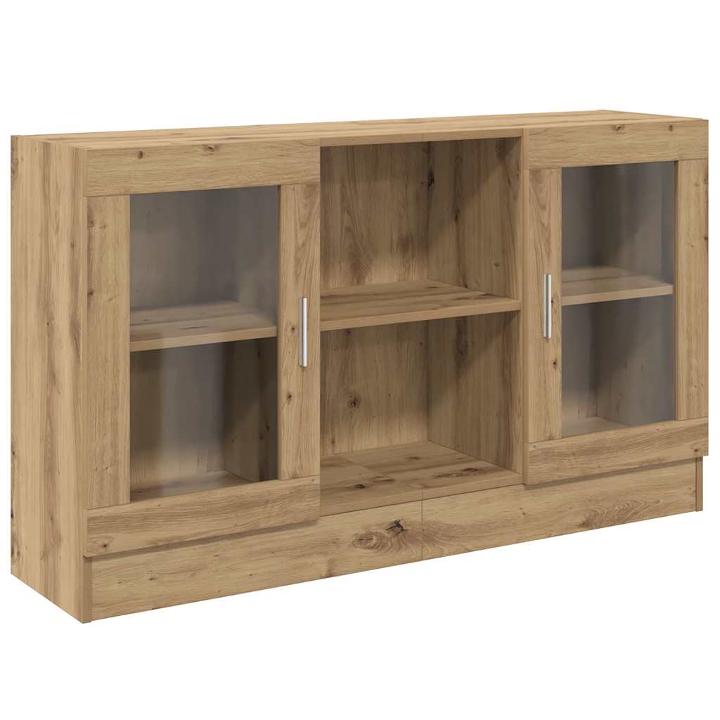 vidaXL Příborník dub artisan 120 x 30,5 x 70 cm kompozitní dřevo