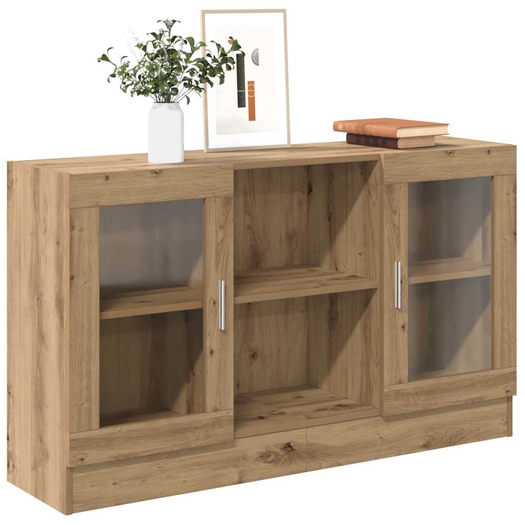 vidaXL Sideboard Artisan-Eiche 120x30,5x70 cm Holzwerkstoff