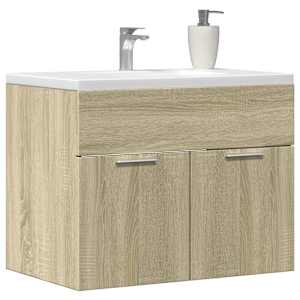 Skříňka pod umyvadlo dub sonoma 60 x 38,5 x 46 cm dřevotříska - obrázek 1