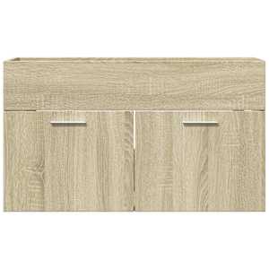 Skříňka pod umyvadlo dub sonoma 80 x 38,5 x 46 cm dřevotříska - obrázek 4