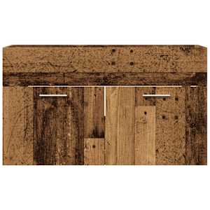 Koupelnová skříňka pod umyvadlo old wood 80x38,5x46 cm kompozit - obrázek 4