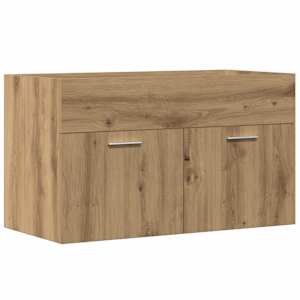 Koupelnová skříňka pod umyvadlo dub artisan 80 x 38,5 x 46 cm - obrázek 2
