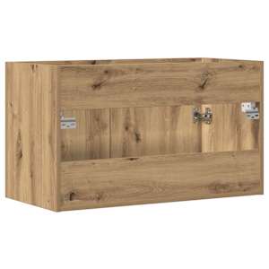 Koupelnová skříňka pod umyvadlo dub artisan 80 x 38,5 x 46 cm - obrázek 6