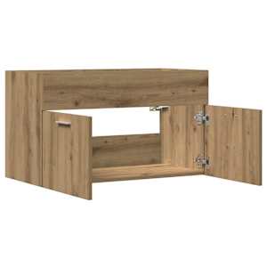 Koupelnová skříňka pod umyvadlo dub artisan 80 x 38,5 x 46 cm - obrázek 7