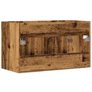Koupelnová skříňka pod umyvadlo old wood 90x38,5x46 cm kompozit - obrázek 6